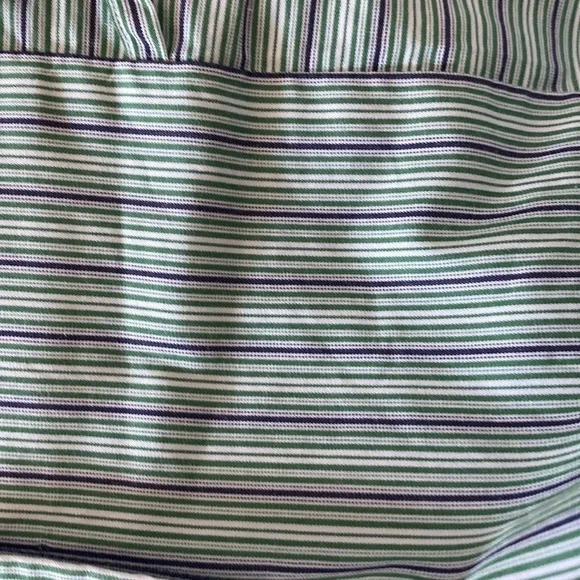 LACOSTE Devanlay Modern Fit Button Down Short Sleeve Striped Shirt - Picture 8 of 10